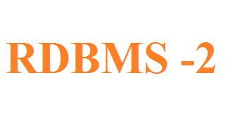 RDBMS-2