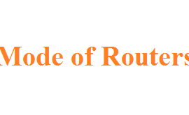 Mode of Routers