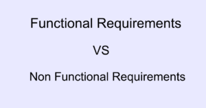 Functional and Non Functional Requirements
