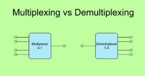 multiplexer vs demultiplexer