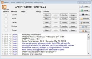 Xampp-Screenshot